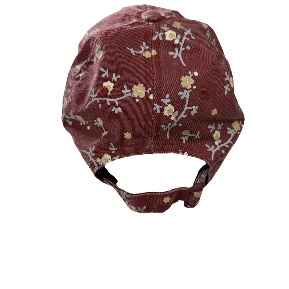 New Era Womens 9Twenty Adjustable Burgundy Floral Fsu Florida State Hat